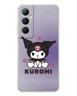 Чохол для Realme C76 з картинкою «Kuromi — фіолетовий арт»