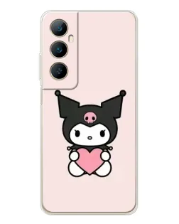 Чохол для Realme C76 з картинкою «Kuromi та серце»