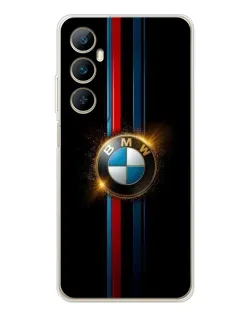 Чехол для Realme C76 с картинкой «BMW M-Power неон»