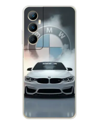 Чехол для Realme C76 с картинкой «BMW в белом дыму» Чехол для Realme C76 с картинкой «BMW в белом дыму»