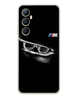 Чехол для Realme C76 с картинкой «BMW — взгляд тигра»
