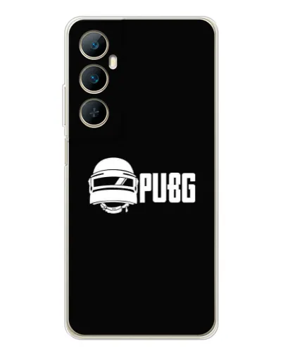 Чохол для Realme C76 з картинкою «PUBG — класичний лого»