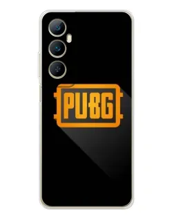 Чохол для Realme C76 з картинкою «PUBG — рамка лого»