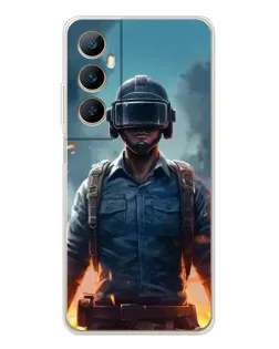 Чохол для Realme C76 з картинкою «PUBG — реалістичний герой»