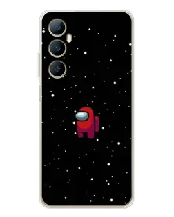 Чохол для Realme C76 з картинкою «Червоний Among Us»