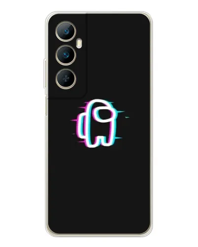 Чохол для Realme C76 з картинкою «Among Us неон» Чохол для Realme C76 з картинкою «Among Us неон»