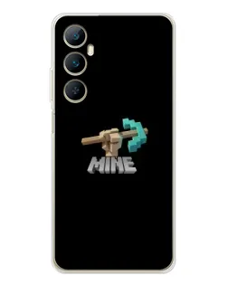 Чехол для Realme C76 с картинкой «Алмазная кирка»