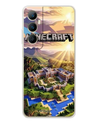 Чехол для Realme C76 с картинкой «Minecraft панорама» Чехол для Realme C76 с картинкой «Minecraft панорама»