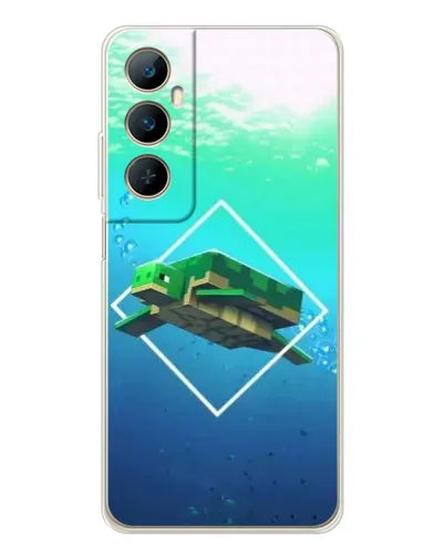 Чехол для Realme C76 с картинкой «Черепаха Minecraft» Чехол для Realme C76 с картинкой «Черепаха Minecraft»
