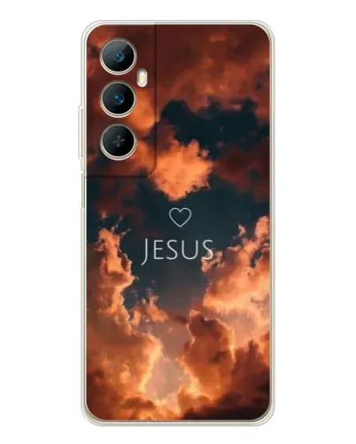 Чехол для Realme C76 с картинкой «Сияние Имени Jesus»