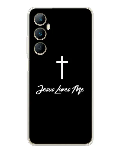 Чехол для Realme C76 с картинкой «Иисус любит тебя»