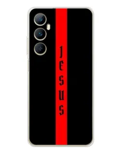 Чехол для Realme C76 с картинкой «Красная линия веры»