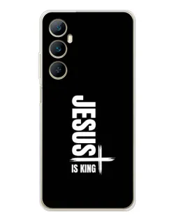 Чехол для Realme C76 с картинкой «Вертикаль веры Jesus»