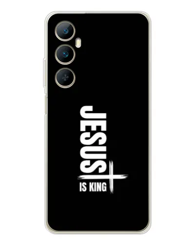 Чехол для Realme C76 с картинкой «Вертикаль веры Jesus»