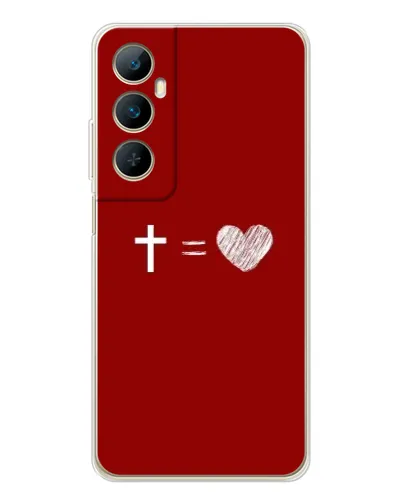 Чехол для Realme C76 с картинкой «Уравнение любви» Чехол для Realme C76 с картинкой «Уравнение любви»
