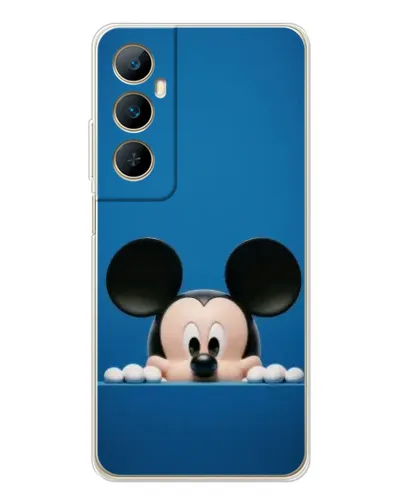 Чехол для Realme C76 с картинкой «Микки выглядывает»