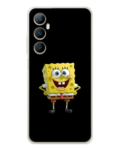 Чехол для Realme C76 с картинкой «Классический Губка Боб»