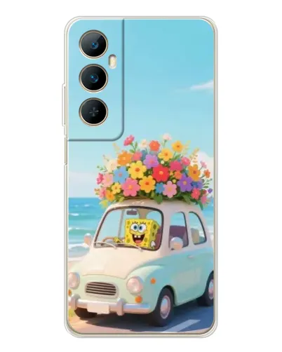 Чехол для Realme C76 с картинкой «Автомобильное путешествие»