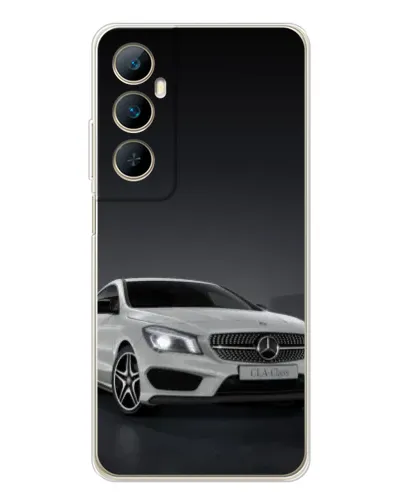 Чехол для Realme C76 с картинкой «Mercedes AMG GT Silver»
