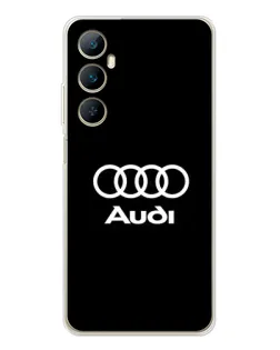 Чехол для Realme C76 с картинкой «Классическое лого Audi»