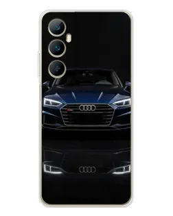 Чехол для Realme C76 с картинкой «Audi — ночное отражение»
