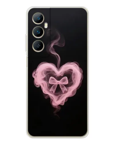 Чехол для Realme C76 с картинкой «Дымчатое сердце»