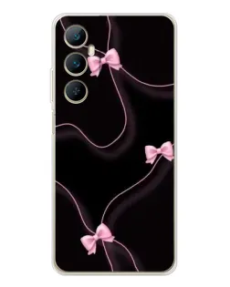 Чехол для Realme C76 с картинкой «Розовые ленты»