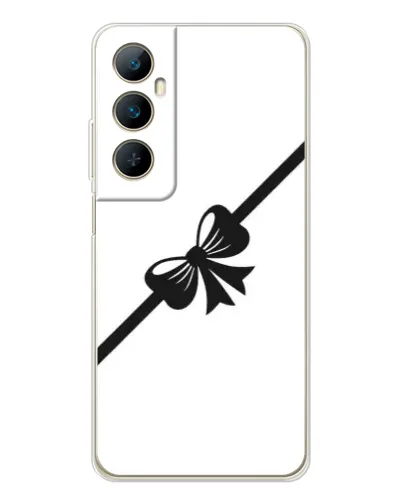 Чехол для Realme C76 с картинкой «Диагональный бант»