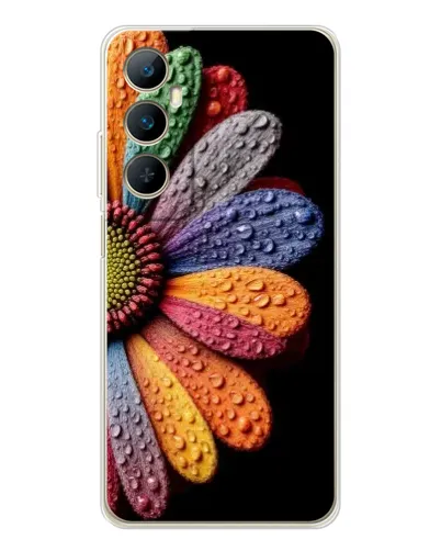 Чехол для Realme C76 с картинкой «Радужный цветок»