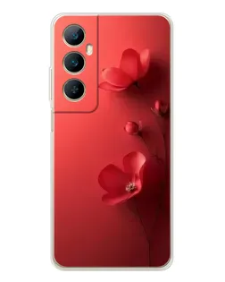 Чехол для Realme C76 с картинкой «Маковые соцветия» Чехол для Realme C76 с картинкой «Маковые соцветия»