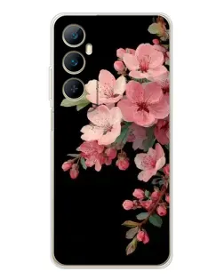 Чехол для Realme C76 с картинкой «Розовая ветка сакуры» Чехол для Realme C76 с картинкой «Розовая ветка сакуры»