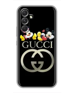Чехол для Realme C83 с картинкой «Gucci — герои Disney»