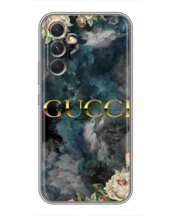 Чехол для Realme C83 с картинкой «Абстрактные цветы Gucci»