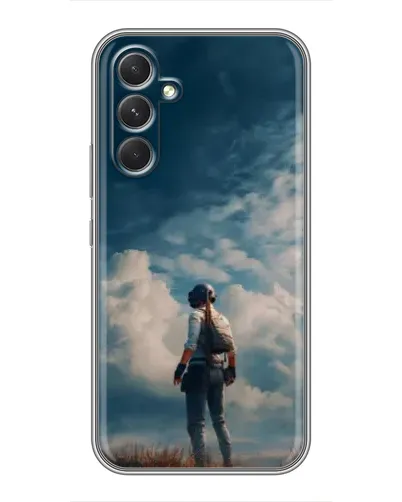 Чохол для Realme C83 з картинкою «Герой PUBG на скелі»