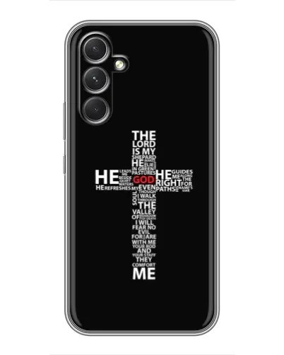 Чохол для Realme C83 з картинкою «Текстовий хрест» Чохол для Realme C83 з картинкою «Текстовий хрест»