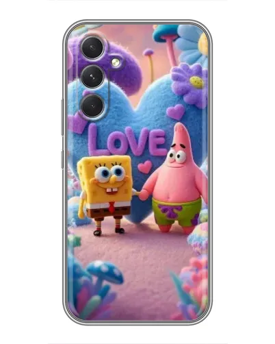 Чехол для Realme C83 с картинкой «Губка Боб Патрик»