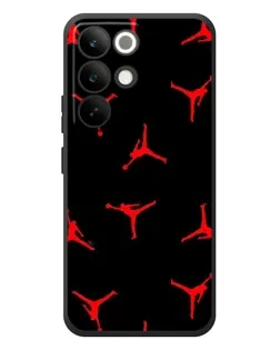 Чохол для Realme C85 Pro з картинкою «Jordan Red Pattern»