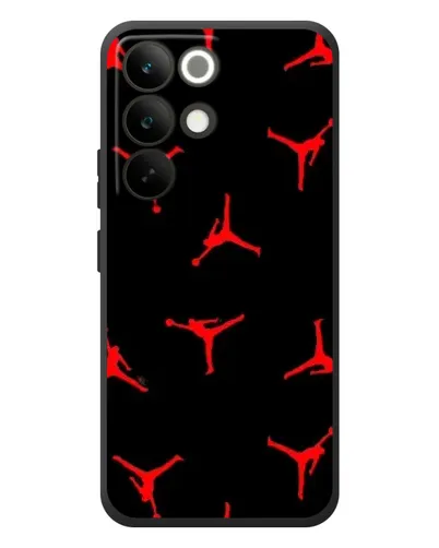 Чохол для Realme C85 Pro з картинкою «Jordan Red Pattern»