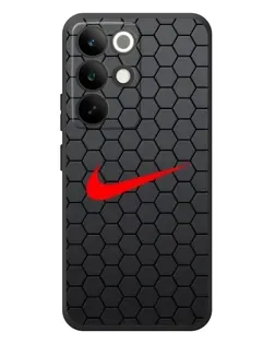 Чохол для Realme C85 Pro з картинкою «Nike — карбонова сітка»