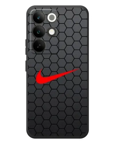 Чохол для Realme C85 Pro з картинкою «Nike — карбонова сітка»