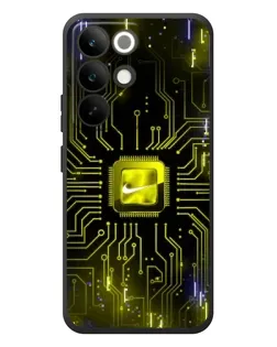 Чохол для Realme C85 Pro з картинкою «Nike — золота іскра»