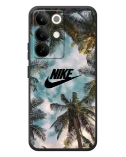 Чехол для Realme C85 Pro с картинкой «Тропический принт Nike»