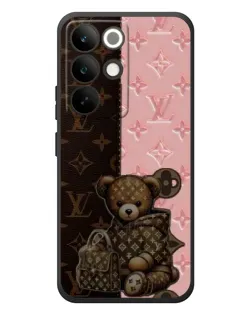 Чохол для Realme C85 Pro з картинкою «Ведмедик у стилі LV»
