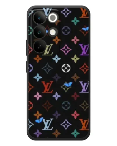 Чохол для Realme C85 Pro з картинкою «Кольорова монограма LV»