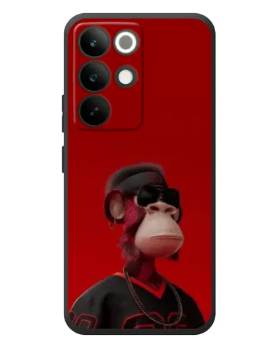 Чохол для Realme C85 Pro з картинкою «Bored Ape в червоному»