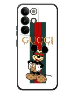Чохол для Realme C85 Pro з картинкою «Міккі Маус Gucci — смуги»
