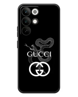 Чохол для Realme C85 Pro з картинкою «Gucci — срібна змія»