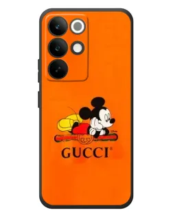 Чохол для Realme C85 Pro з картинкою «Міккі Маус Gucci — помаранч»