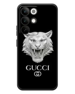 Чехол для Realme C85 Pro с картинкой «Gucci — серебряный лев»