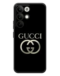 Чехол для Realme C85 Pro с картинкой «Gucci — золото на черном»